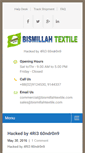 Mobile Screenshot of bismillahtextile.com